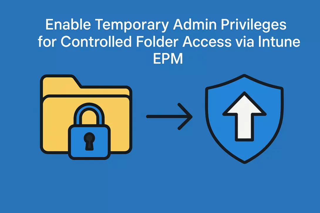 Enable Temporary Admin Privileges for Controlled Folder Access via Intune EPM